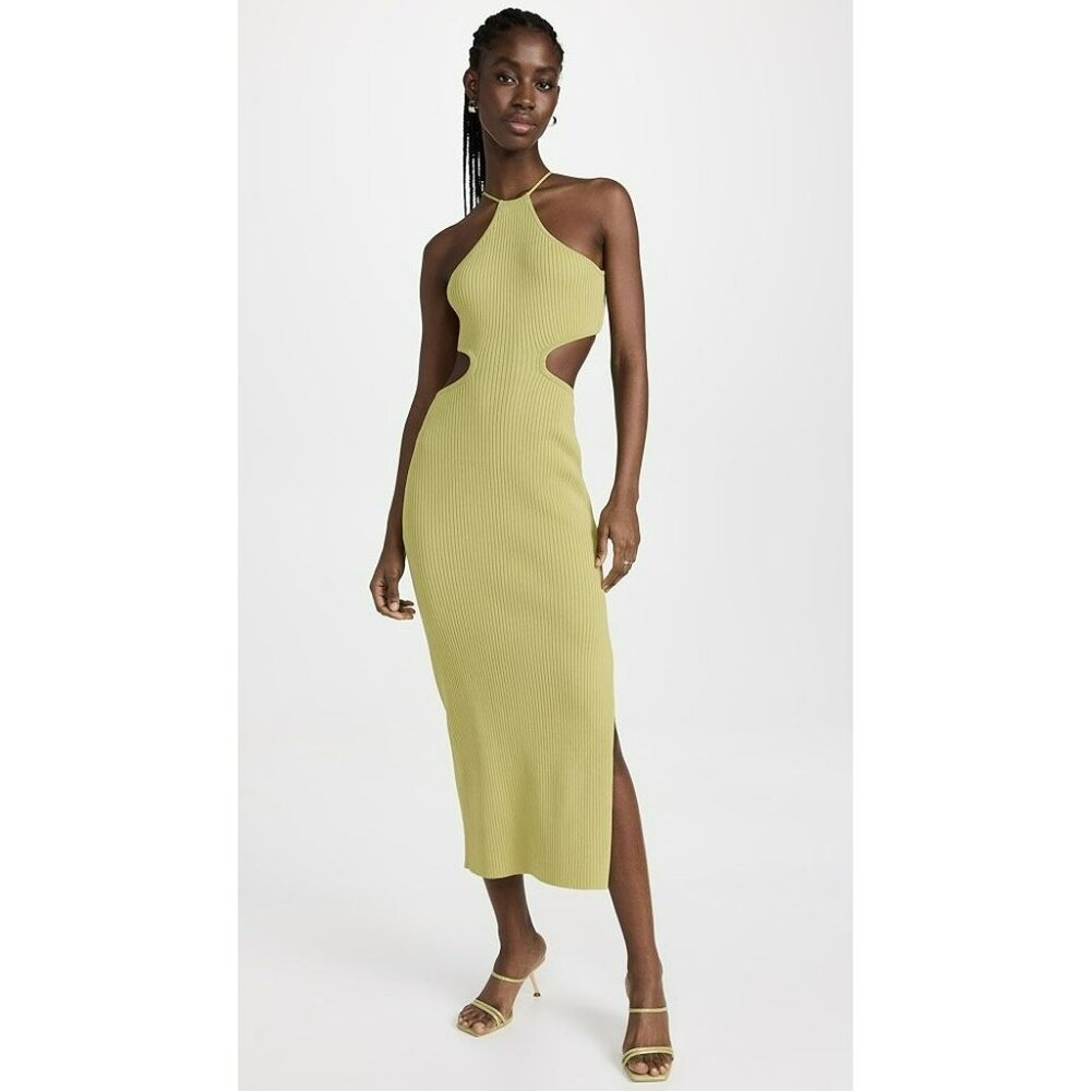 Significant Other Pistachio Green Knit Midi Dress Spring Revolve Australian - Picture 3 of 15